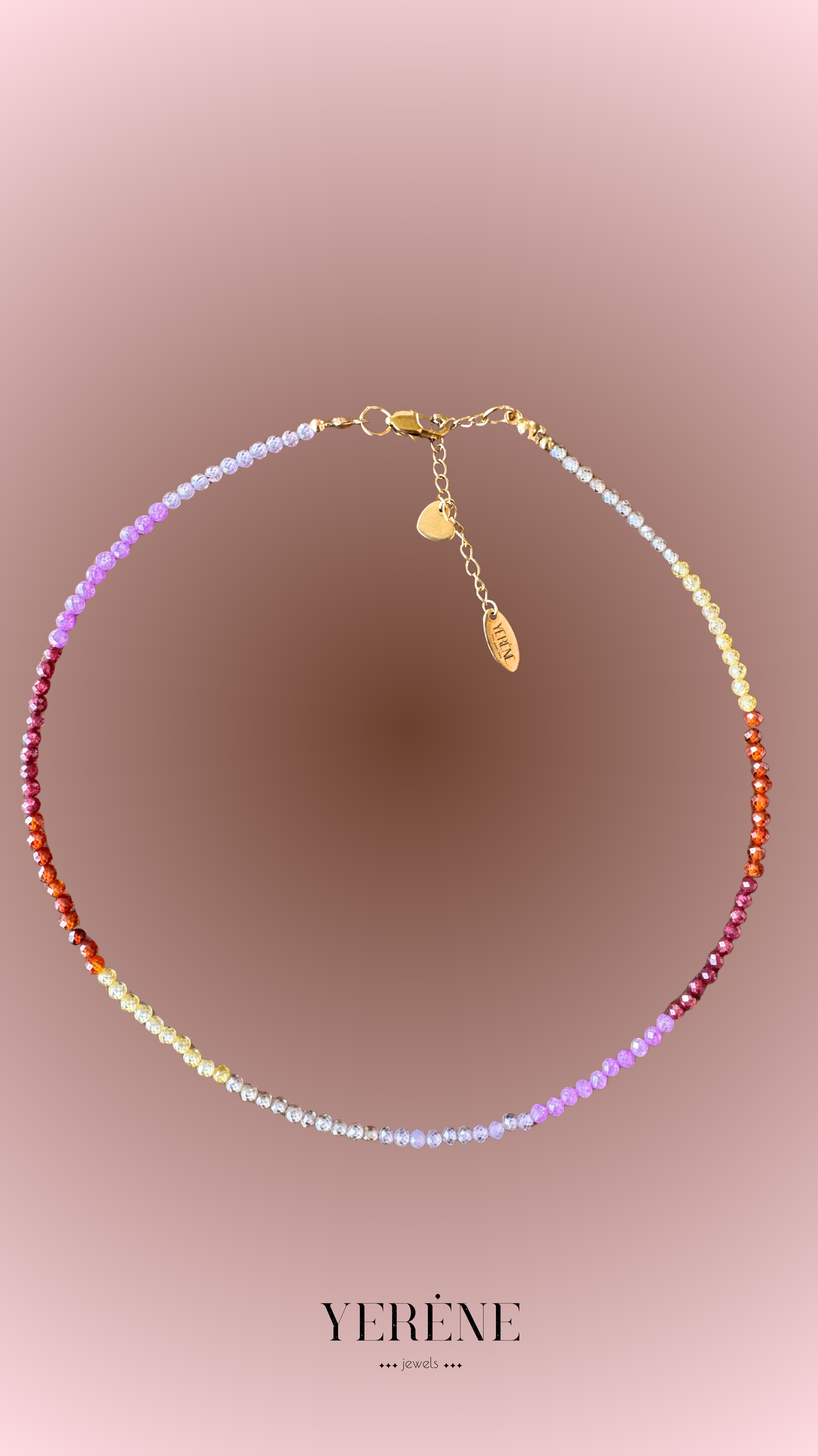 Collana girocollo zirconi Solea