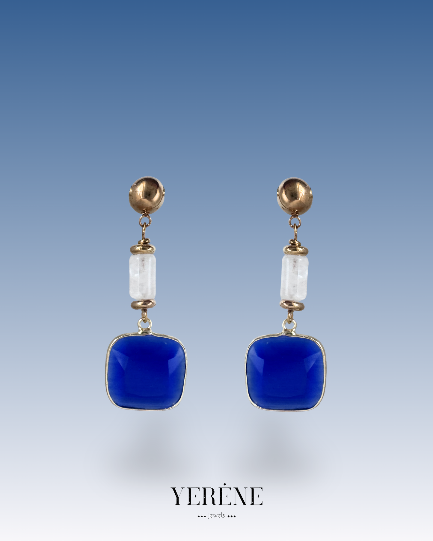 Orecchini Azul quarzo