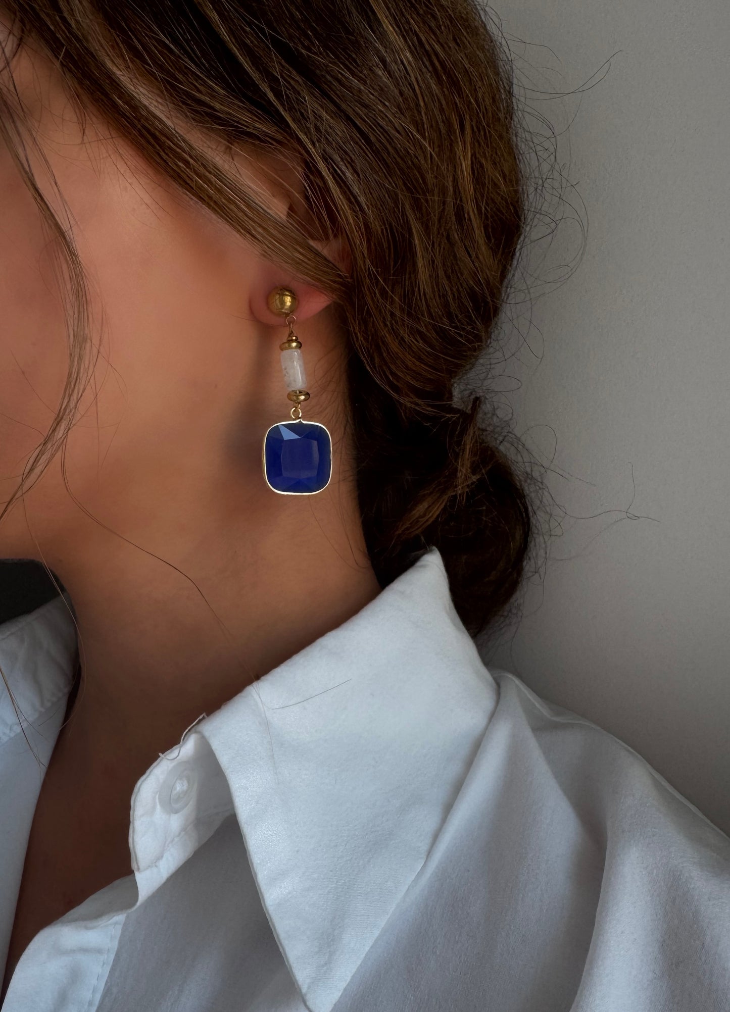 Orecchini Azul quarzo