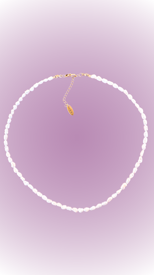 Collana Ninfea Girocollo perle di fiume