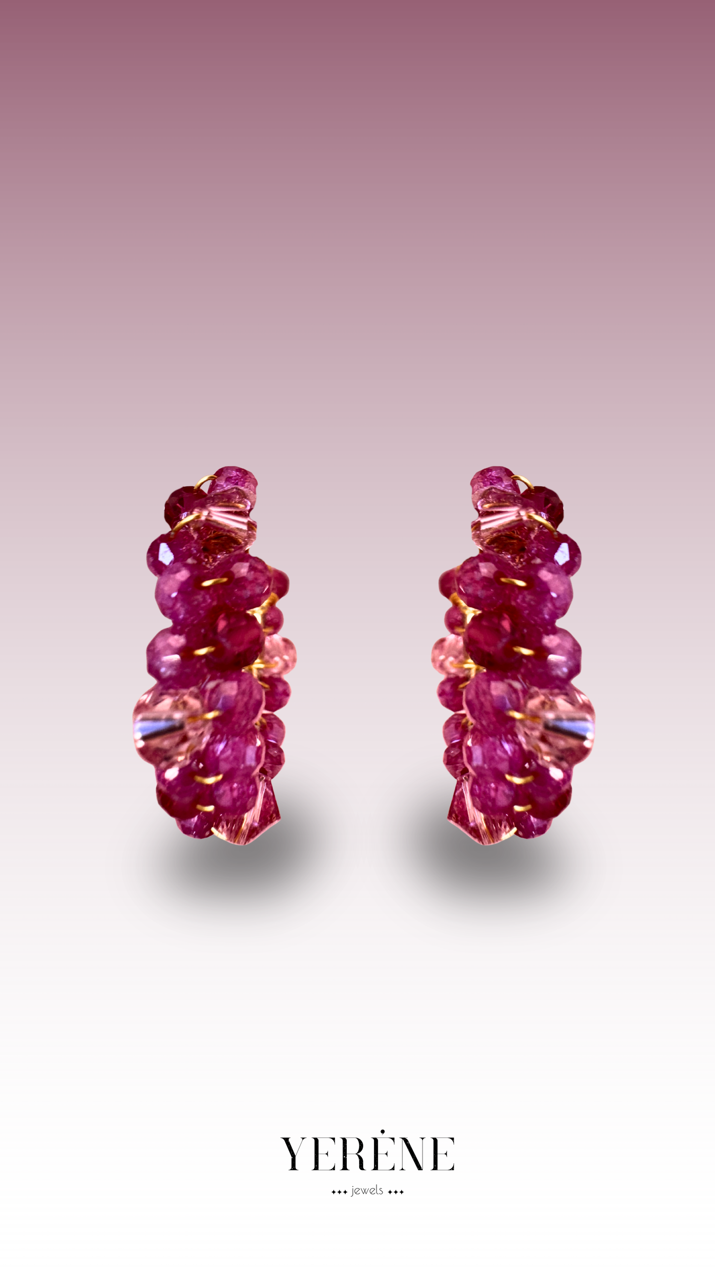 Orecchini Lampone cerchi