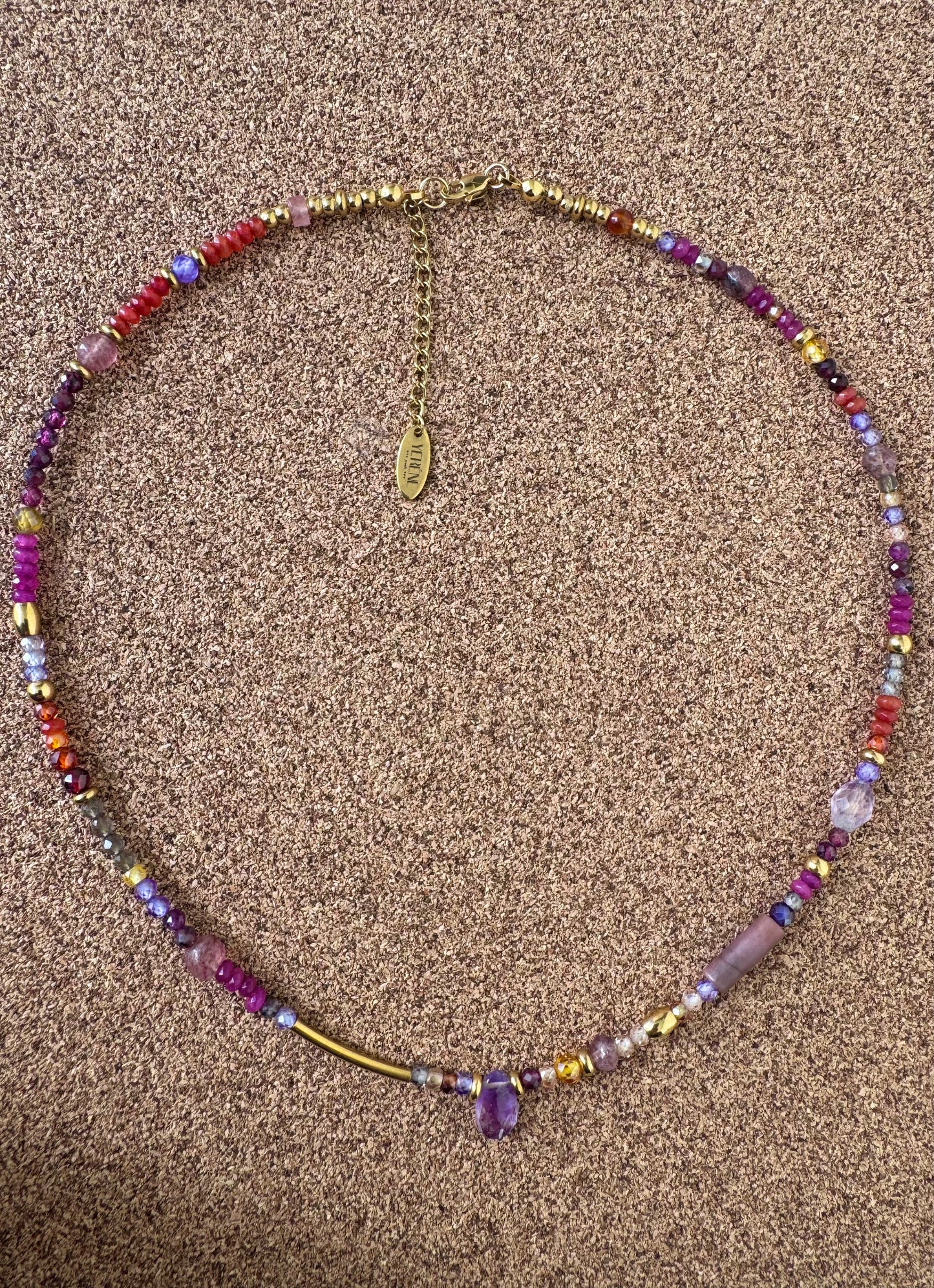 Collana Thalia goccia Ametista
