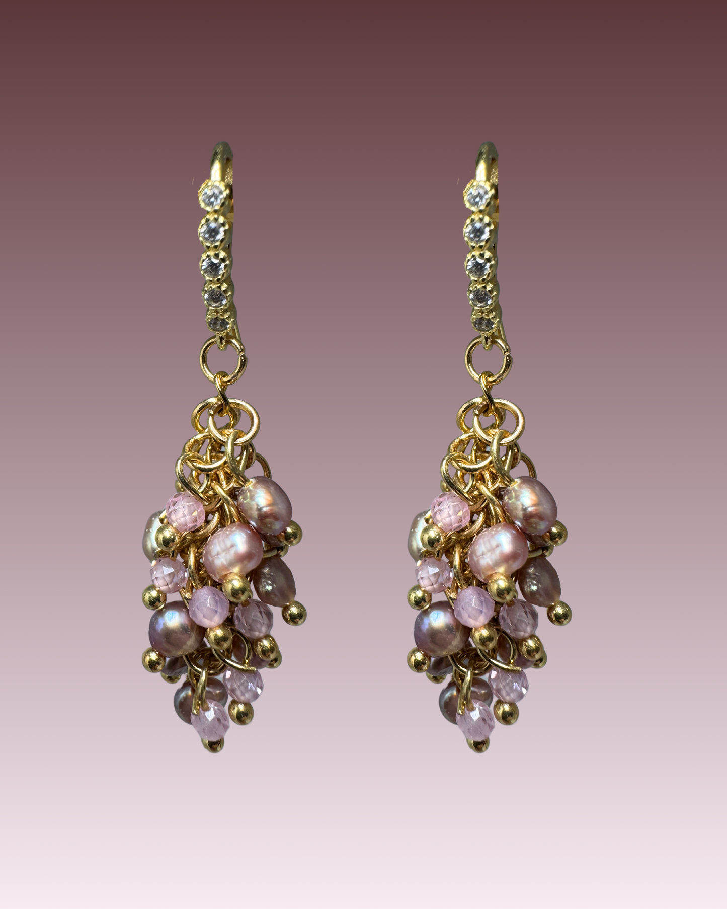 Orecchini Lulu perle e zirconi