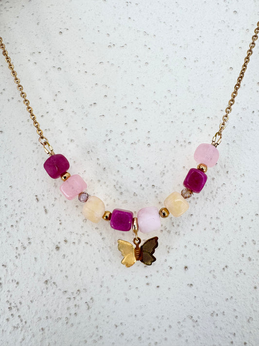 Collana Cromìa Sunset charm farfalla