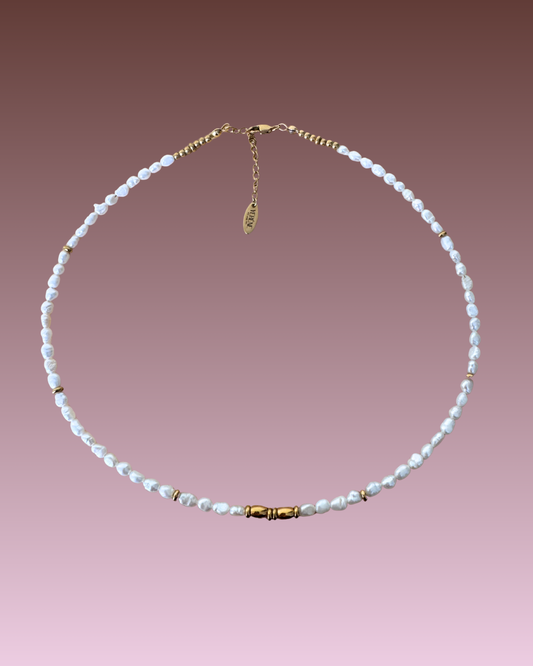 Collana Alba girocollo perle di fiume