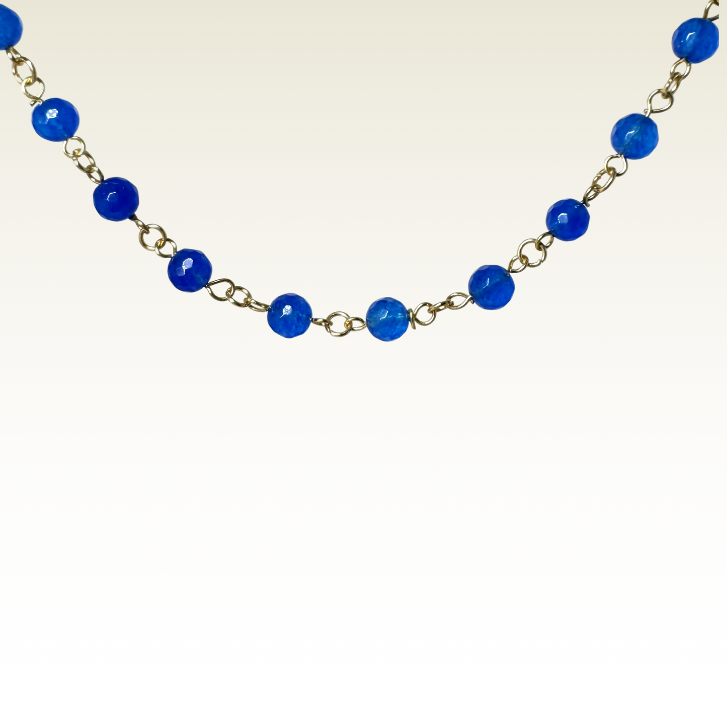 Collana Chala  pietre blu reale