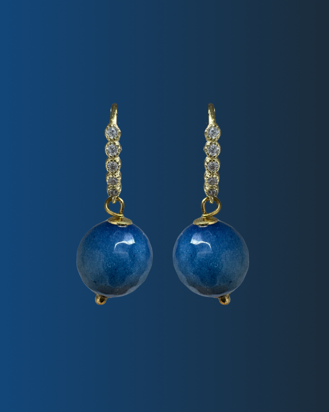 Orecchini argento925 Blue Moon